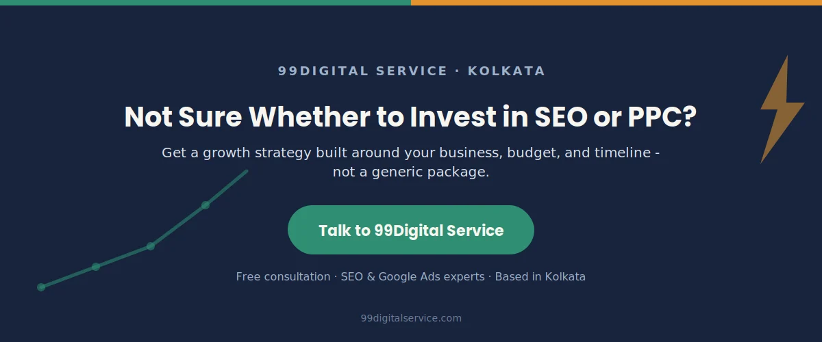 99Digital Service - SEO and Google Ads agency in Kolkata, contact for free consultation